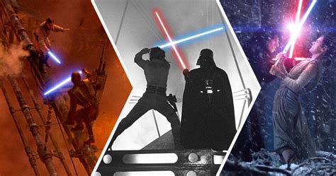 Star Wars The 10 Best Lightsaber Fights Ever And The 10
