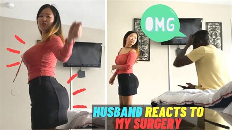 Korean Wife Got A Boob Job And A Butt Job Prank On Husband Youtube