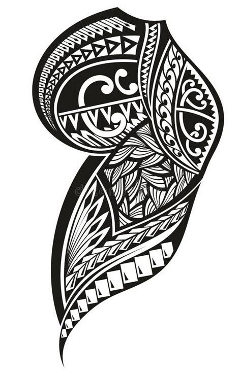 Maori Tattoo Design Stock Illustrations 5114 Maori Tattoo Design