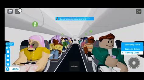 Cabin Crew Simulator B717 200 Gameplay Roblox Youtube