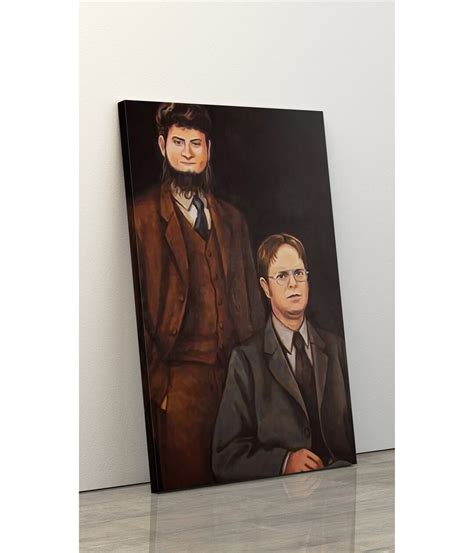 Dwight Schrute Mose Schrute Portrait The Office Poster Print The