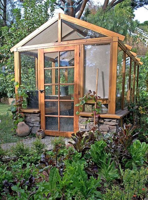 Brilliant 30 Best And Gorgeous Wooden Greenhouse For Home Backyard