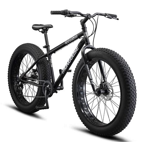 Mongoose Malus Adult Fat Tire Mountain Bike 26 Inch Wheels 7 Speed