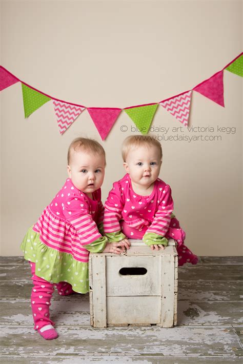 Claire And Lucy 8 Months Old Springfield Il Baby Photographer