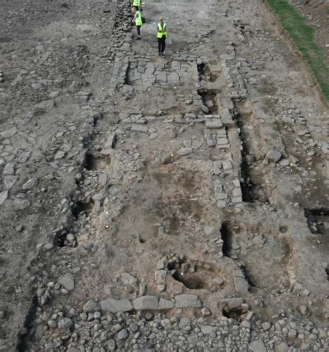 Near Hadrians Wall In Northern England Archaeologists Have Unearthed