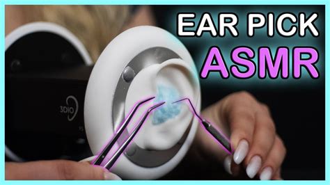 Asmr Deep Inner Ear Cleaning Ear Pick No Talking 1 Hour Cotton Picking 4k Youtube