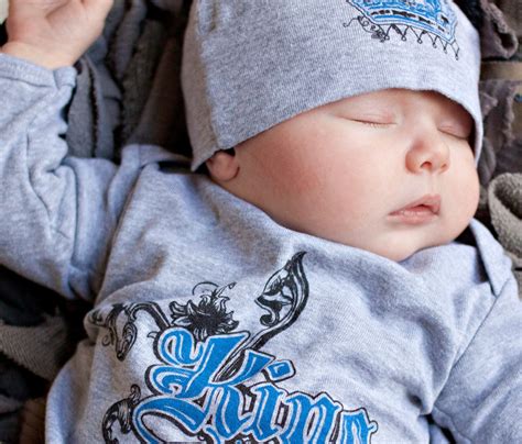 Baby Boys Clothes Trendy King Outfit Grey And Blue Etsy Trendy Baby