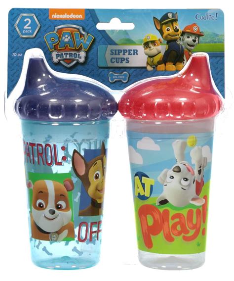 Paw Patrol Duty Calls 2 Pack Sipper Cups 10 Oz Bluered One Size