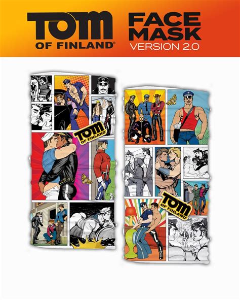Tom Of Finland Face Mask Comic Qx Shop