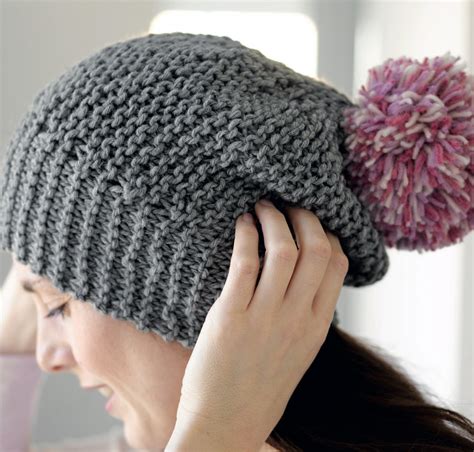 Winter Bobble Hat Knitting Patterns Lets Knit Magazine