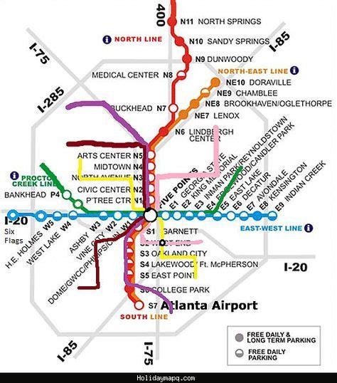 Atlanta Light Rail Map World Map