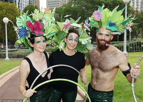 Thousands Of Revellers Show Off Their Bright Coloured Costumes As Mardi Gras Begins In Sydney