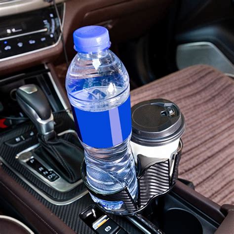Car Cup Holder Adapter Organizer With Adjustable Base Unique 2 In 1