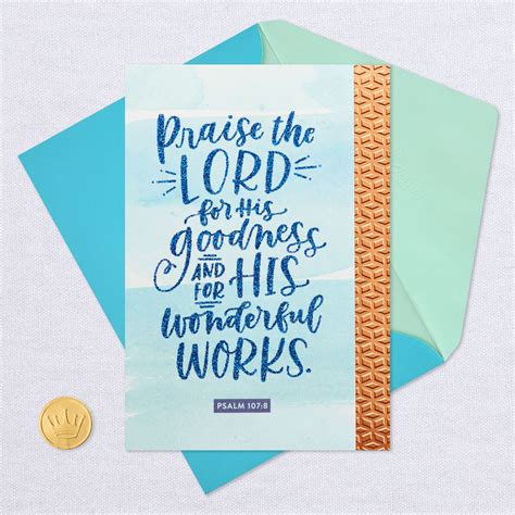 Praising God With You Religious Congratulations Card Greeting Cards
