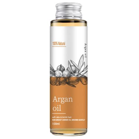 100ml Organic Moroccan Argan Oil For Dry And Damaged Skin Hair Face Body