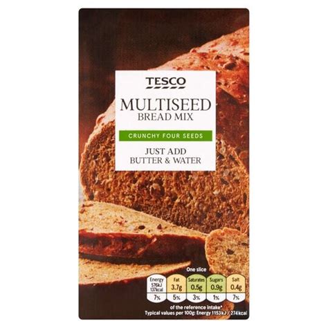 Tesco Multiseed Bread Mix 500g Tesco Groceries
