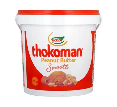 Thokoman Peanut Butter Smooth 1 X 20kg Catering Spreads Spreads
