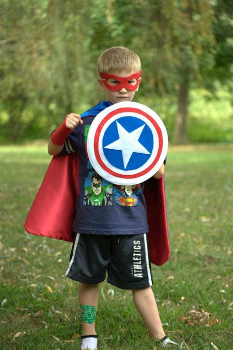 Boys Full Name Star Superhero 3 Piece Costume Personalized Etsy