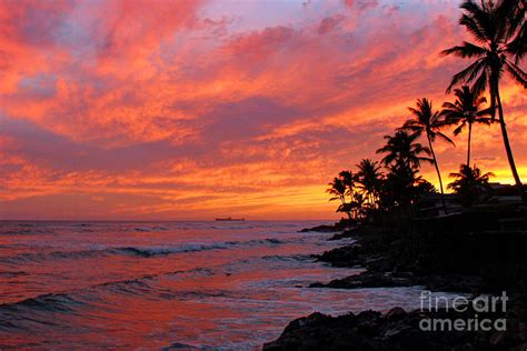 Ewa Beach Sunset By Clark Thompson