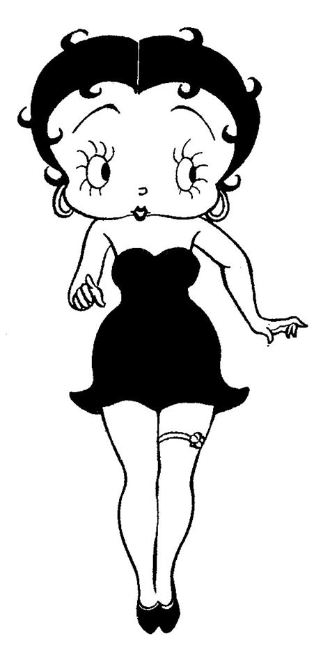 Betty Boop 26066 Cartoons Free Printable Coloring Pages