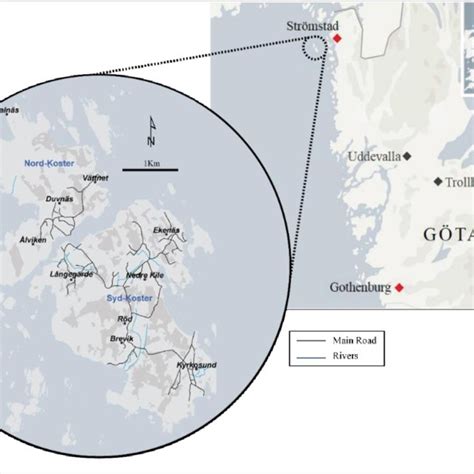 Location Map Of The Koster Archipelago Modified After Nicholson 2014