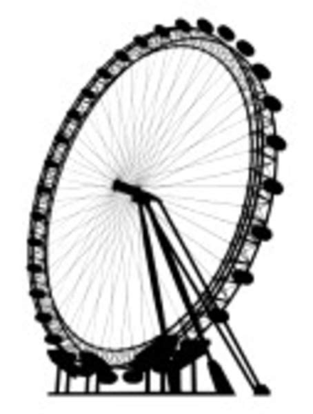 Touch device users, explore by touch or with swipe gestures. The London Eye Silhouette | Free Images at Clker.com ...