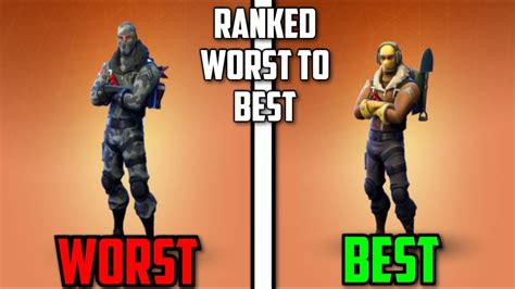 Ranking Every Legendary Skin From Worst To Best In