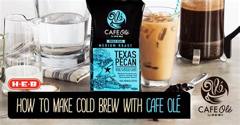 How To Make Cold Brew Coffee Heb