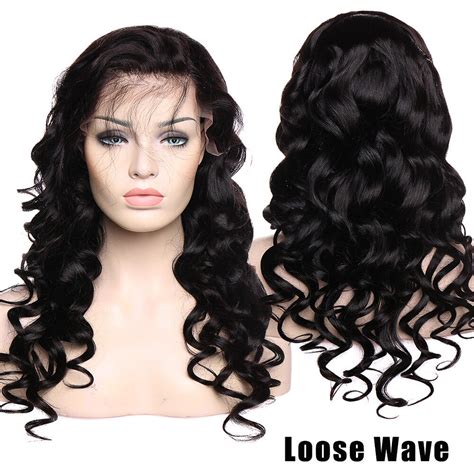 Brazilian Virgin Human Hair Wig Glueless Full Lace Lace Front Wig Black Women X EBay