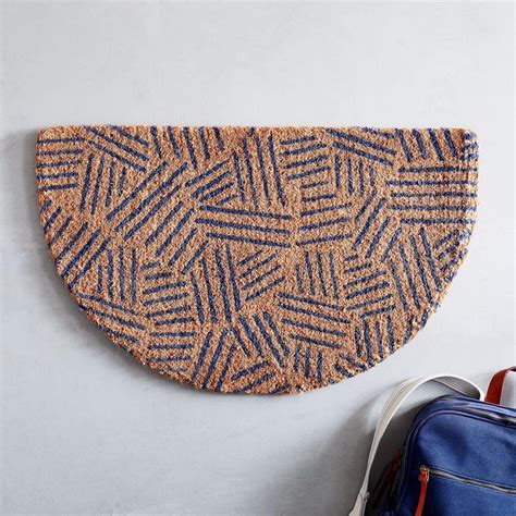 Circle round area rugs large living room bedroom modern carpet thick mats 1pc. Tossed Dash Semi-Circle Doormat | west elm UK