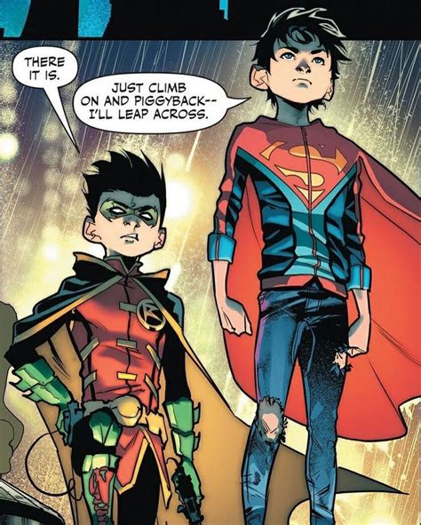 Jon Kent And Damian Wayne Súper Sons Marvel dc comics American