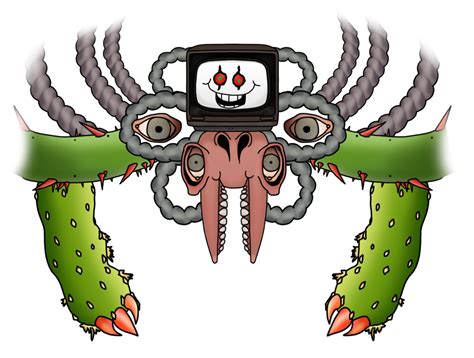 Redrawing an old fanart piece of undertale art. Omega Flowey by Yeyasanic on DeviantArt