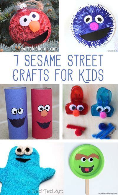 7 Fun Sesame Street Crafts For Kids Who Love Elmo And Cookie Monster