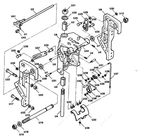 Mercury/Mariner 50 H.P. 1991, Swivel Bracket and Stern ...