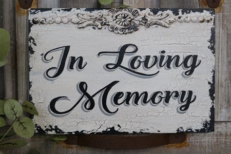 Loving Memory Sign In Loving Memory Wedding Sign Wedding Etsy