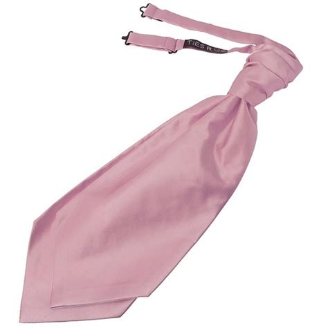 Plain Light Dusty Pink Satin Men S Cravat Tie