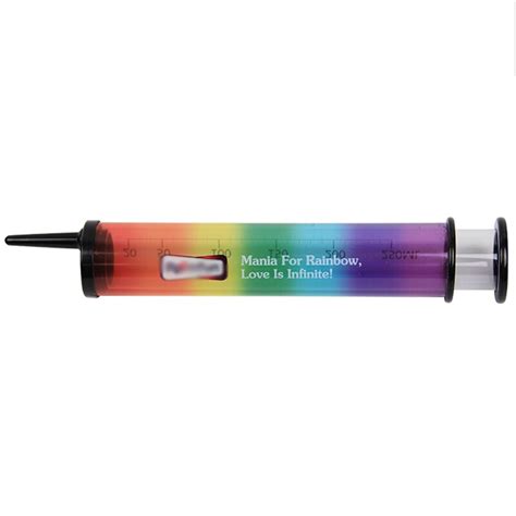 Davidsource Rainbow Tube 250ml Enemator Rectal Syringe Anal Douche Anus