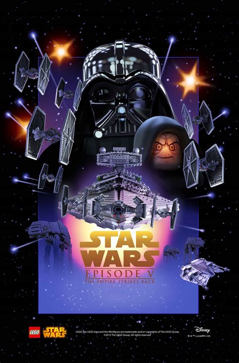The correct way to count is 4, 5, 6, 1, 2, 3, 7, 8, 9 — well, at least it's correct when listing the star wars movies in. Star Wars Movie Posters Get the LEGO Treatment | The Escapist