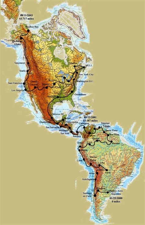 28 Fresco El Mapa De Las Tres Americas