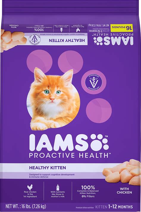 Iams claims that their food provides nutrition that's tailored to bring out their unique best, but will iams cat food bring out the best in your cat? Iams ProActive Health Kitten Dry Cat Food, 16-lb bag ...