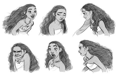 Moana Facial Expressions Moana Pinterest Diseño De Personajes Disney And Dibujo Personajes