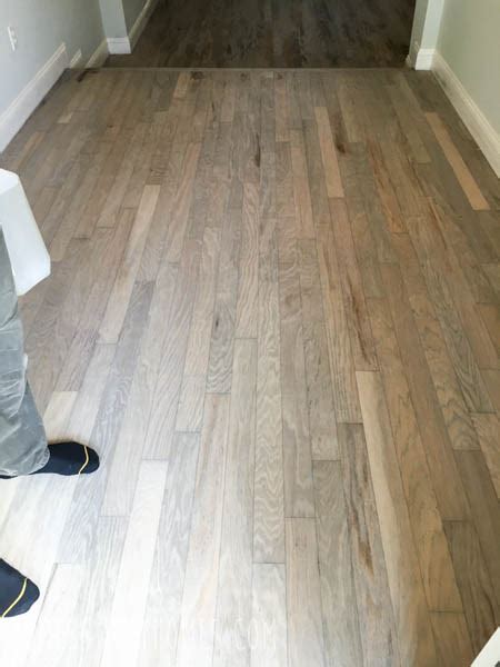 Grey Wood Floor Stain The Process Cost And Final Result Jones