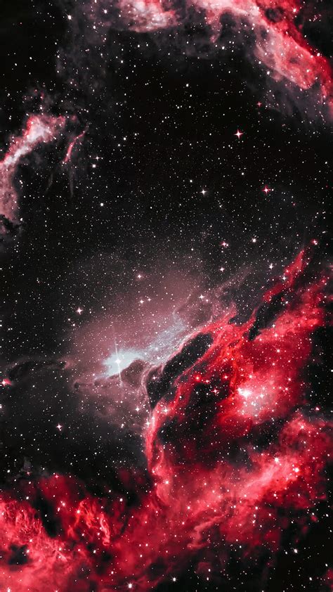Red Galaxy Wallpaper Hd