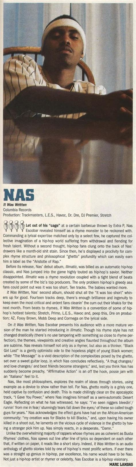 Nas It Was Written The Source August 1996 Rnas