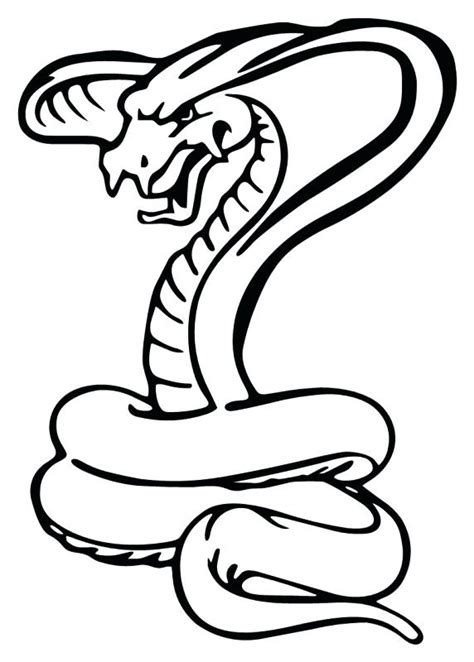 King Cobra Snake Drawing Free Download On Clipartmag