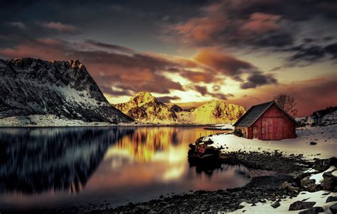 Обои Норвегия Norway Reine картинки на рабочий стол раздел пейзажи