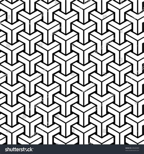 Seamless Geometric Black And White Pattern To See Similar Patterns