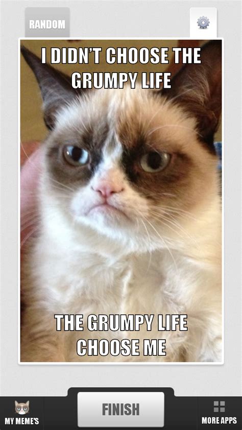 Grumpy Cat Meme Generator Uk Appstore For Android
