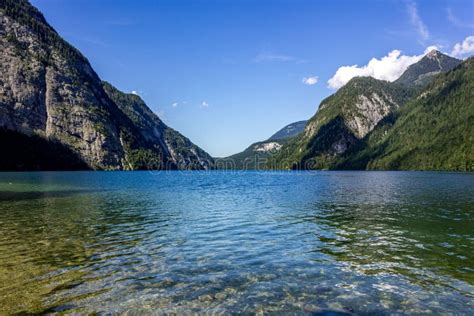Lake Koenigssee Is An Amazing Place Stock Photo Image Of Forest