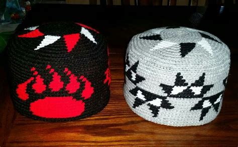 Handmade Crochet Hat With Native American Designs Crochet Hats